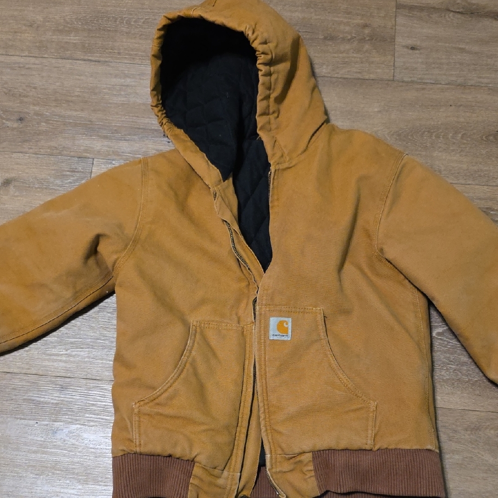 Carhartt Tan Hooded Jacket